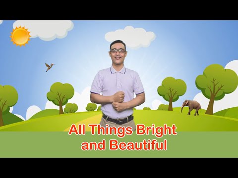 All Things Bright And Beautiful | Action Song |