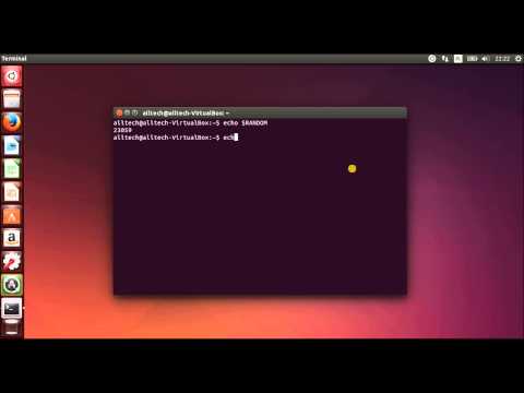 generate a random number from terminal in ubuntu