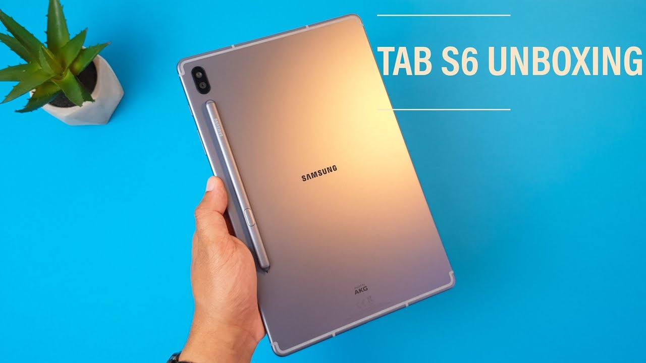 Samsung Galaxy Tab S6 Unboxing - A Promising Beast  !