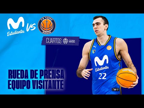 Rueda de Prensa | Copa España | Movistar Estudiantes - Grupo Ureta Tizona Burgos | Equipo visitante