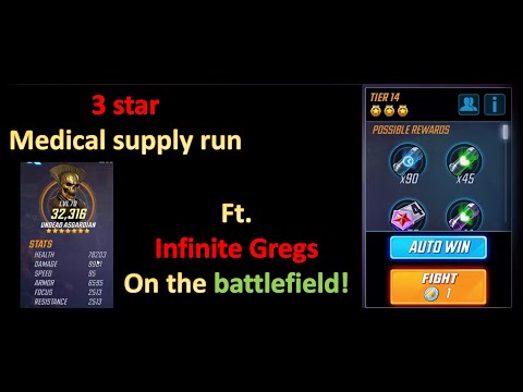Medical Supply Run Tier 14 Challenge - Marvel Strike Force