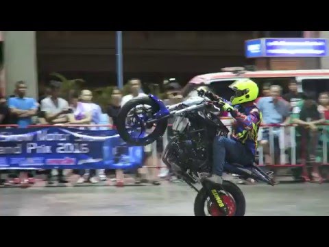 Wawan Tembong Motor Stunt - BKK Motor Show 2016