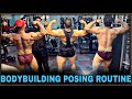 BODYBUILDING POSING ROUTINE FOR ALL ATHLETE