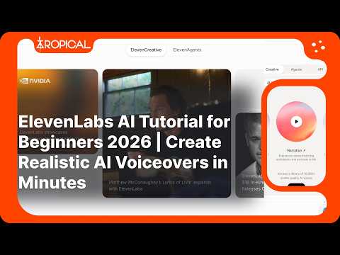ElevenLabs AI Tutorial for Beginners | Create Realistic AI Voices in Minutes (2026)