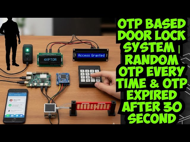 Building an OTP Based Door Lock System with Raspberry Pi | Magica