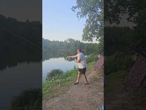 Spomb at 151m,Kaizen Green 13ft 😄 #carpfishing #shimano #carp #karpfen #pecanje #nature@KordaTV