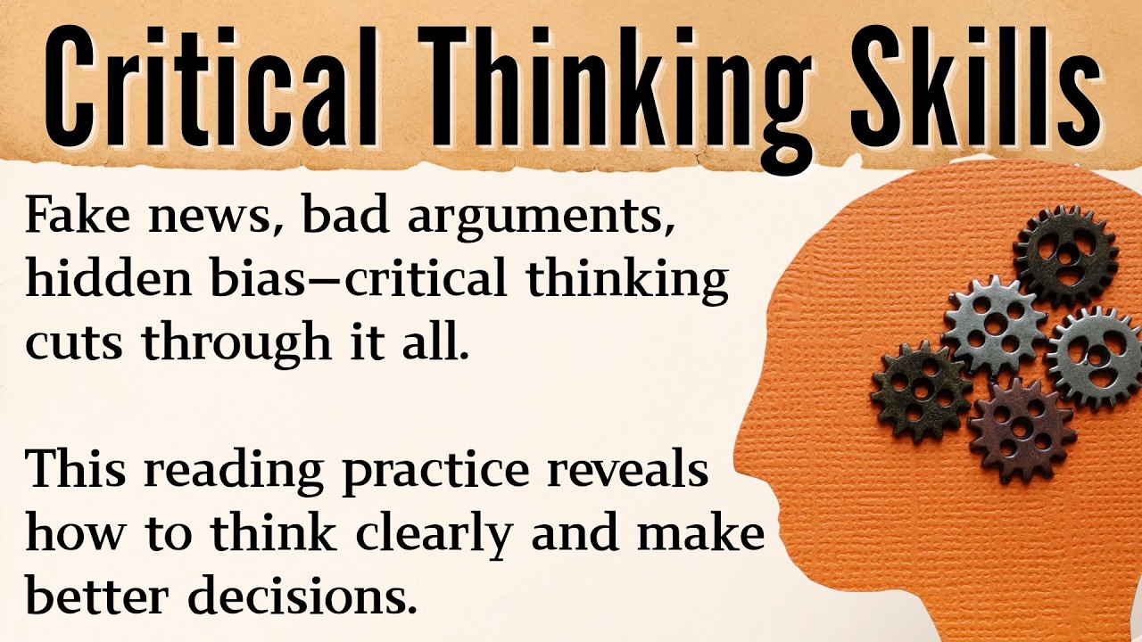 Reading Practice for Adults | Critical Thinking Skills