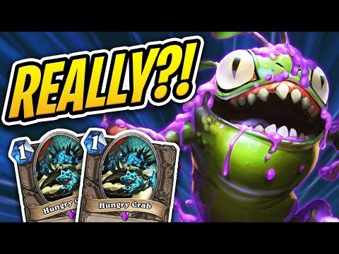 🦀 TWO HUNGRY CRABS 🦀  AGAINST MY MURLOC SHAMAN!? | New Rise of Shadows Murloc Shaman | Hearthstone