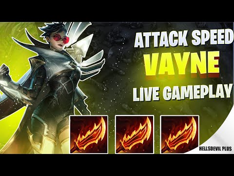 Guinsoo's Rageblade Vayne = HUGE ATTACK SPEED! - Wild Rift HellsDevil Plus Gameplay