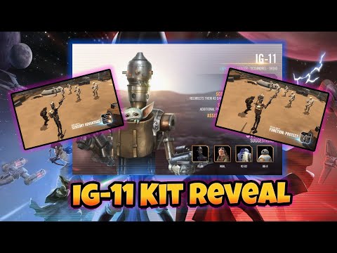SWGoH - IG-11 Kit reveal!  What more is coming for Mando?