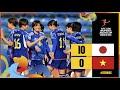 #U20WAC | Group B | Japan 10-0 Vietnam