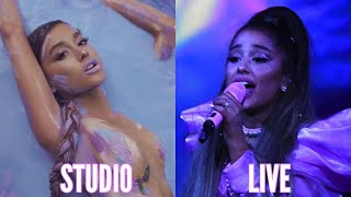Ariana Grande Studio Version VS Sweetener Tour!🔥😱💜