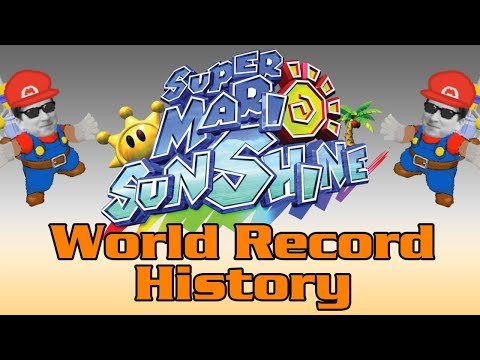 The World Record History of Super Mario Sunshine any%
