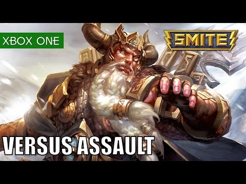 SMITE Xbox One Gameplay Versus Assault as Odin - Using brute force for the win
