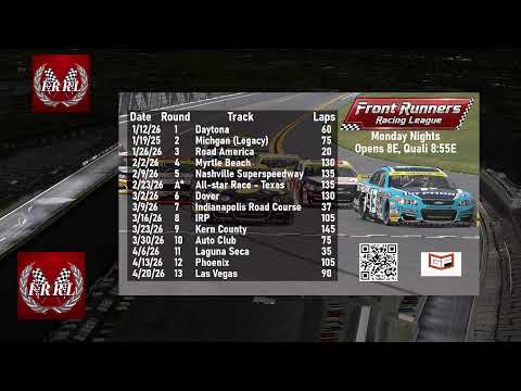 Front Runners Racing League ARCA - Season 2; Race 1 - Daytona