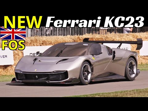NEW 2023 Ferrari KC23 one-off Track-Only Race Car - World Debut/Action at Goodwood Festival of Speed