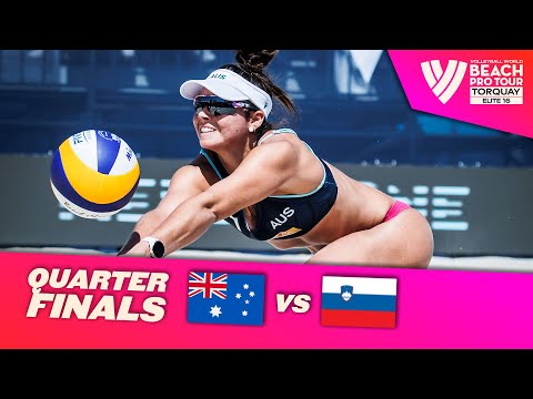 Clancy / Mariafe vs. Kotnik / Lovsin - Quarter Final Highlights Torquay 2022 #BeachProTour