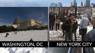 What's behind the differences in NYC and DC blizzard responses?
