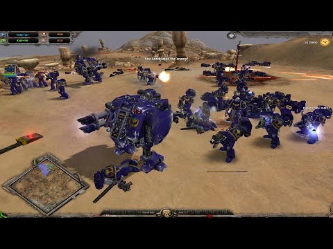 Space Marines vs Eldar vs Chaos vs Orks - Titanium Wars - Warhammer 40K Dawn Of War Soulstorm
