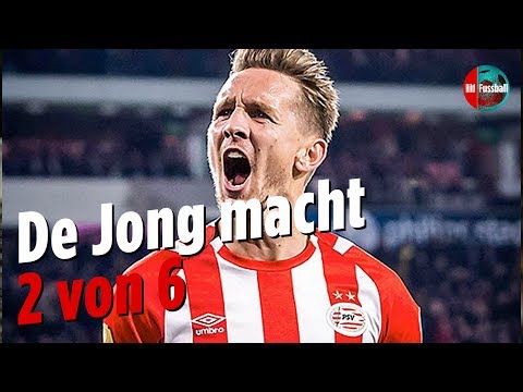 Doppelter de Jong bei 6-Tore-Festival | PSV Eindhoven - Exc. Rotterdam 6:0 | Highlights | Eredivisie