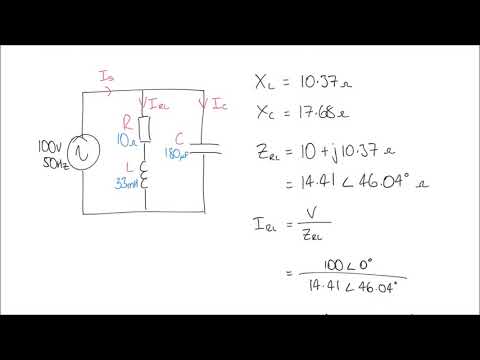 Using Phasor Diagrams to Evaluate Series and True Parallel RLC AC Circuits