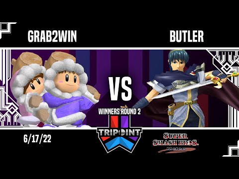 Tripoint Smash 147 - Winners Round 2 - Grab2Win(Ice Climbers) Vs. Butler(Marth)