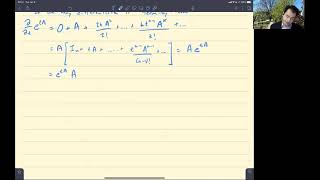 Linear Algebra Lecture 39: Linear Differential Equations