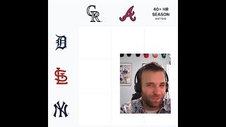 Immaculate Grid #95 - Chasing the Rarity Score
