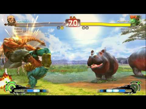 Bullcat [Gouken] vs kusao888 [Blanka] SSF4 Japanese Online Ranked Matches - TRUE-HIGH DEF
