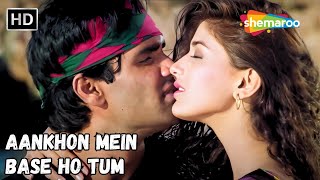 Download lagu Aankhon Mein Base Ho Tum | Sunil Shetty, Sonali Bendre | Alka Yagnik Song | Takkar Romantic Hit Song mp3