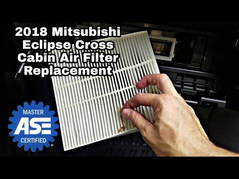 2018 Mitsubishi Eclipse Cross Cabin Filter Replacement