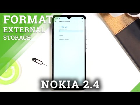 How to Format SD Card in NOKIA 2.4 - Erase Memory Storage