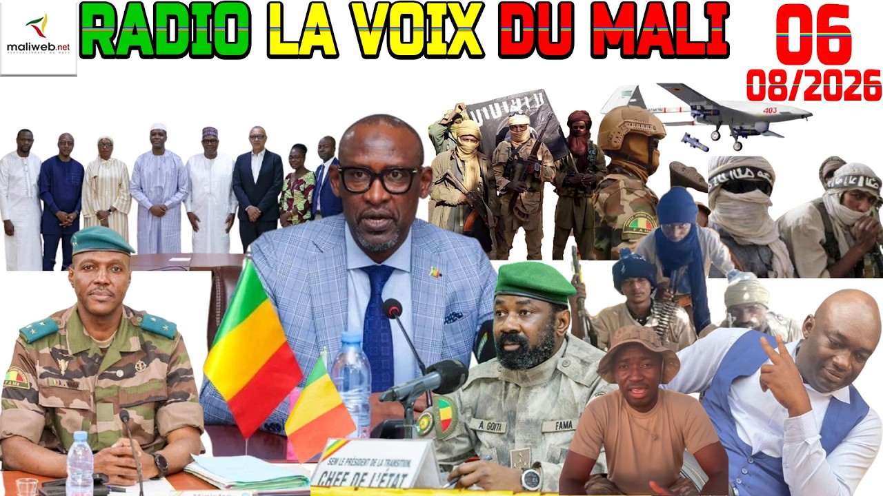 La Revue de Presse de la RADIO LA VOIX DU MALI du 06 Août 2026