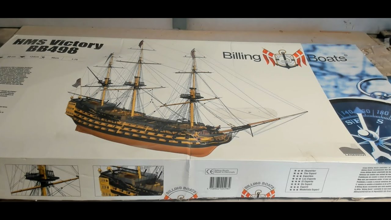 Billings Boats HMS victory unboxing