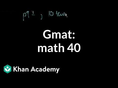 GMAT Math 40