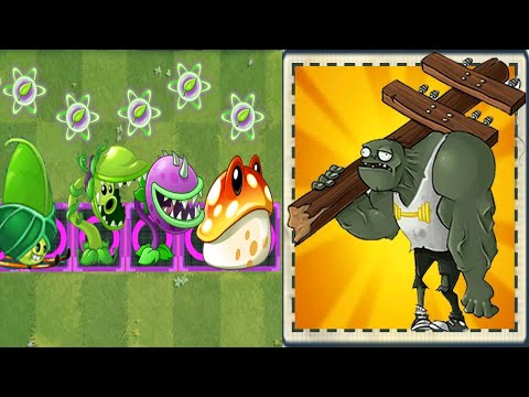 Plants vs Zombies 2 Final Boss: Zoybean Pod,Snap Pea,Chomper,Toadstool vs All Zombies China