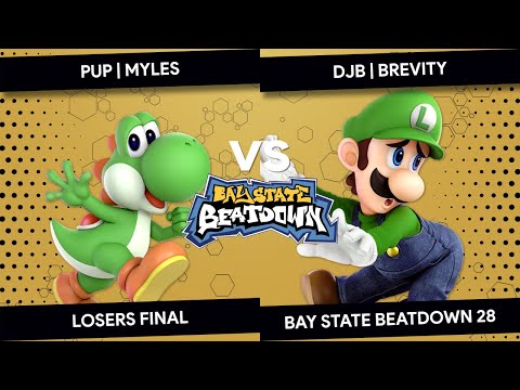 Bay State Beatdown #28 - Myles (Yoshi) vs Brevity (Luigi) - Losers Finals