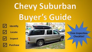 How to buy used Chevrolet Suburban 2000-2006