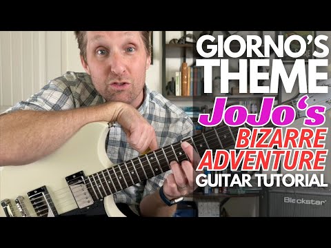 Giorno's Theme from JoJo's Bizarre Adventure Guitar Tutorial - Guitar Lessons with Stuart!