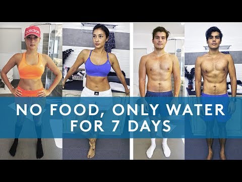 7 DAY WATER FAST RESULTS (NO EATING FOR A WEEK)