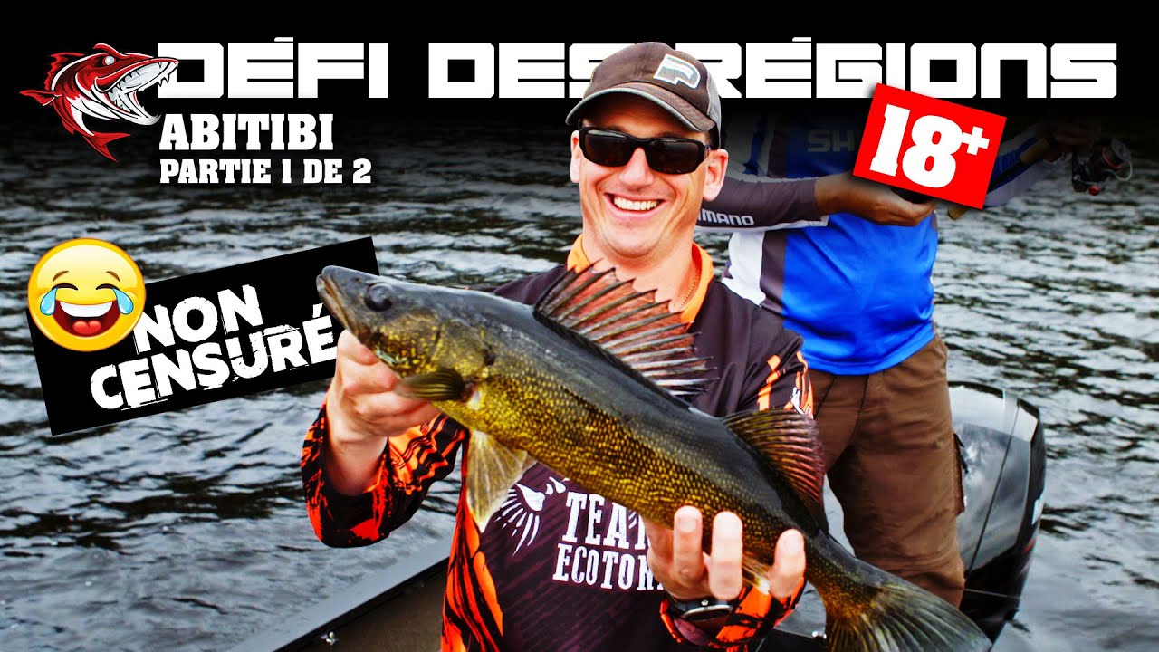 GROS DORÉS et GROS FUN NOIR à Pourvoirie du Rapide-Sept! LE DÉFI DES RÉGIONS! ABITIBI Partie 1 de 2