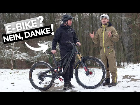 Regular bike, respect! Why don't YOU ride an e-mountain bike?