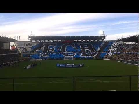 Club Brugge 1-1 Racing Genk TIFO ACTIE 07/10/2012