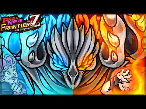 THE HARDEST MONSTER EVER MADE - Pro and Noob VS Monster Hunter Frontier! (Eruzerion Gameplay)