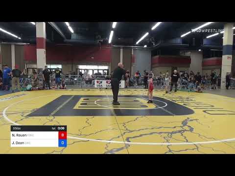 55 Lbs Rr Rnd 4 - Nora Rauen, Force Elite Wrestling Club Vs Jessica Dean, Chicks Wrestling 9994