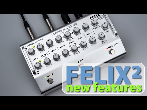 Grace Design FELiX 2 Instrument Preamp/Blender - Silver | Sweetwater