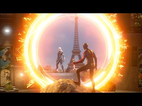 Miles Chasing Black Cat - Marvel's Spider-Man 2