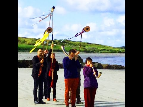 Wild Atlantic Way Ancient Music of Ireland Procession of Celtic and Bronze Age Trumpets