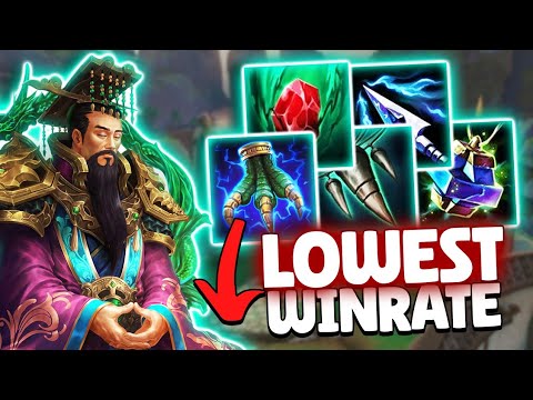 I built MAX LIFESTEAL on the LOWEST WIN RATE MAGE in SMITE DUEL!
