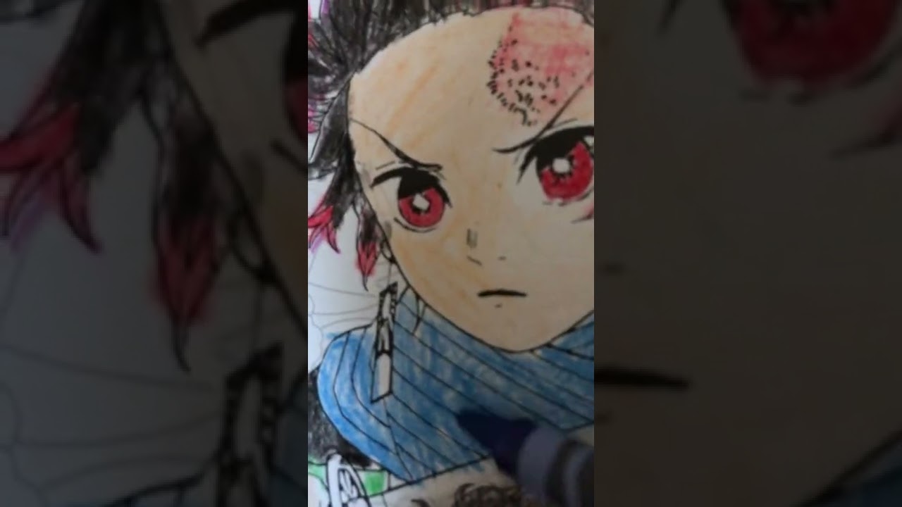 [Coloring My Demon Slayer Coloring Book] Pt. 2 Young Tanjiro